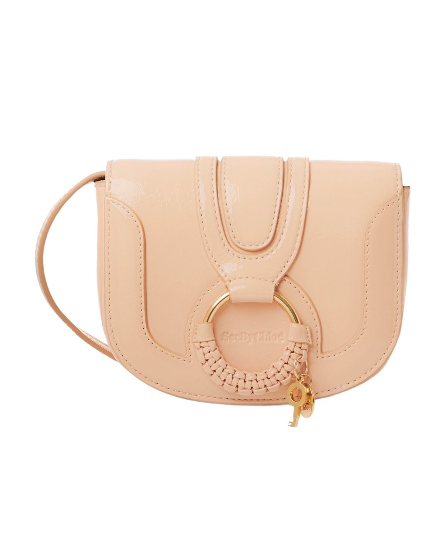 See By Chloé Magnetic Press Button Shoulder Bag In Nude