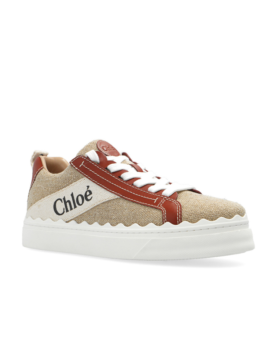 Chloé Logo Sports Shoes In White