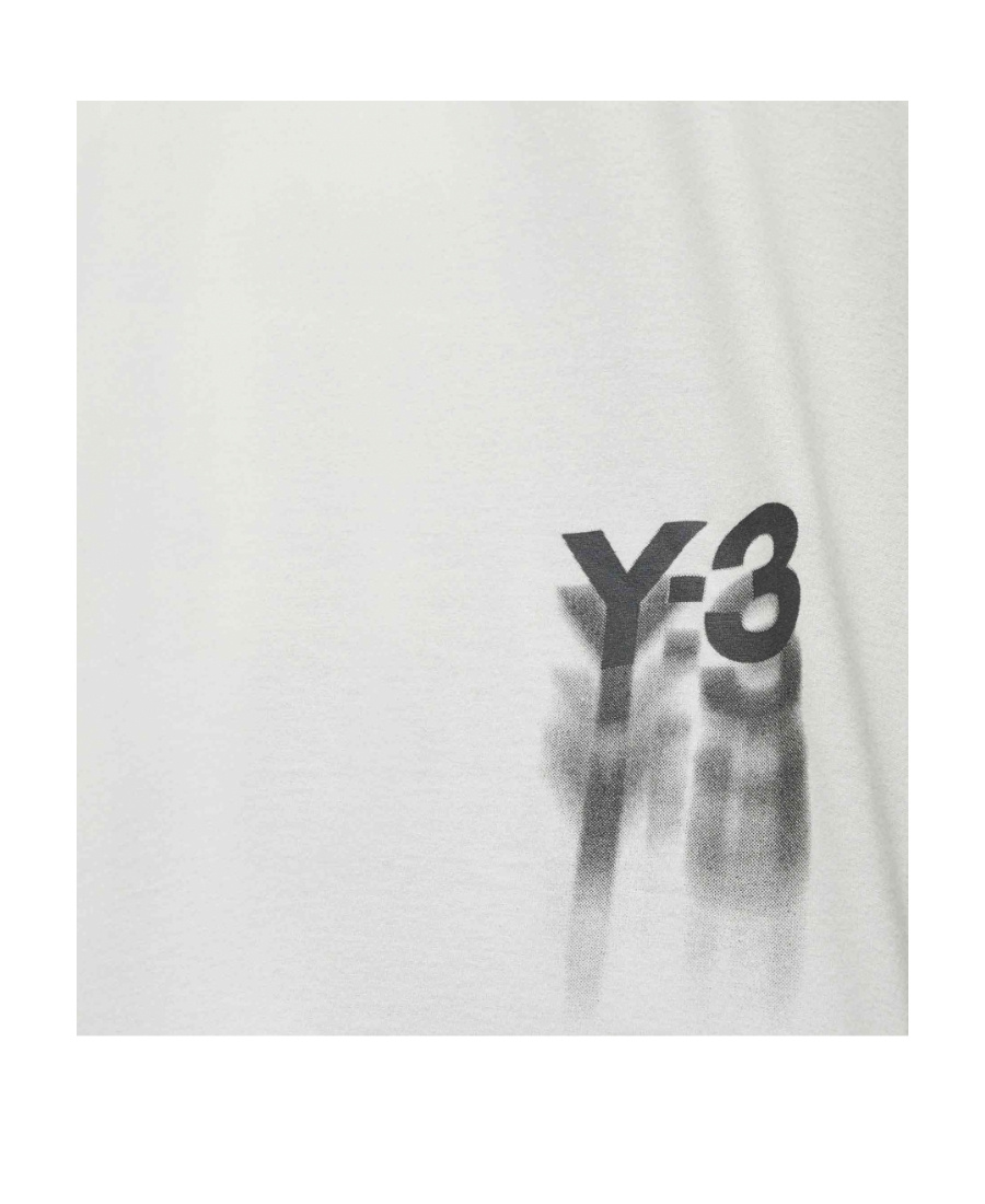 Y-3 Y-3 LOGO PRINTED CREWNECK T-SHIRT