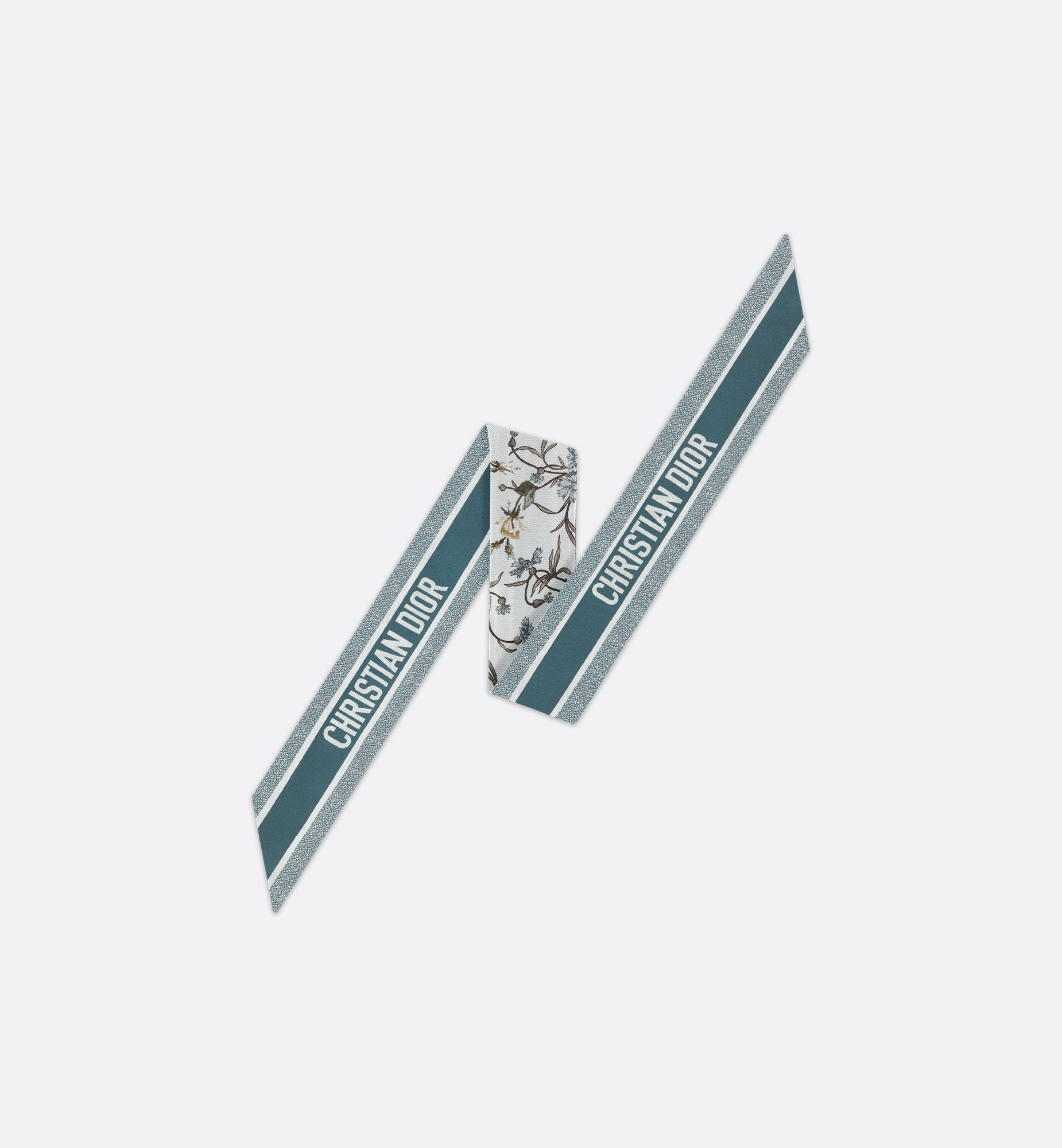 Dior Lumière De Rose Mitzah Scarf In Gray