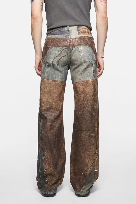 Acne Studios Men Regular Pantalone In Multi