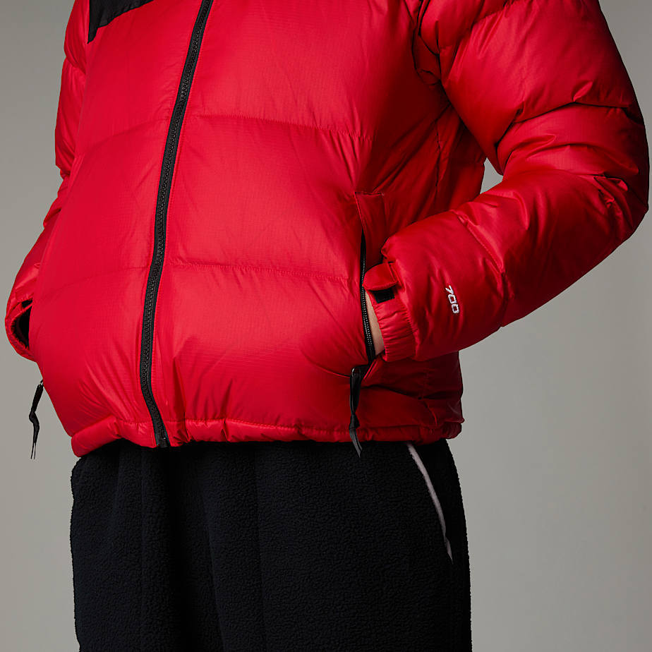 Shop The North Face 1996 Retro Nuptse Puffer Jacket In Tnf Red-tnf Black-tnf Red