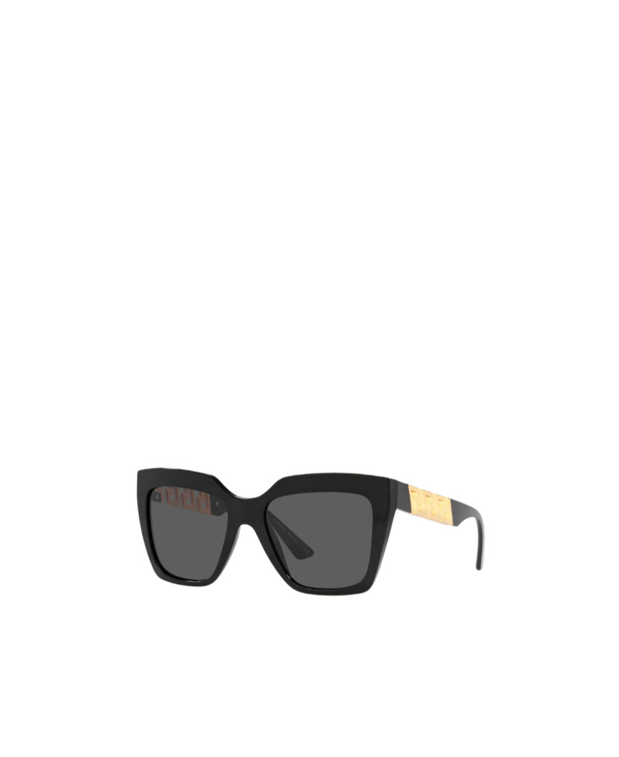 Versace Eyewear Square Frame Sunglasses In Gray
