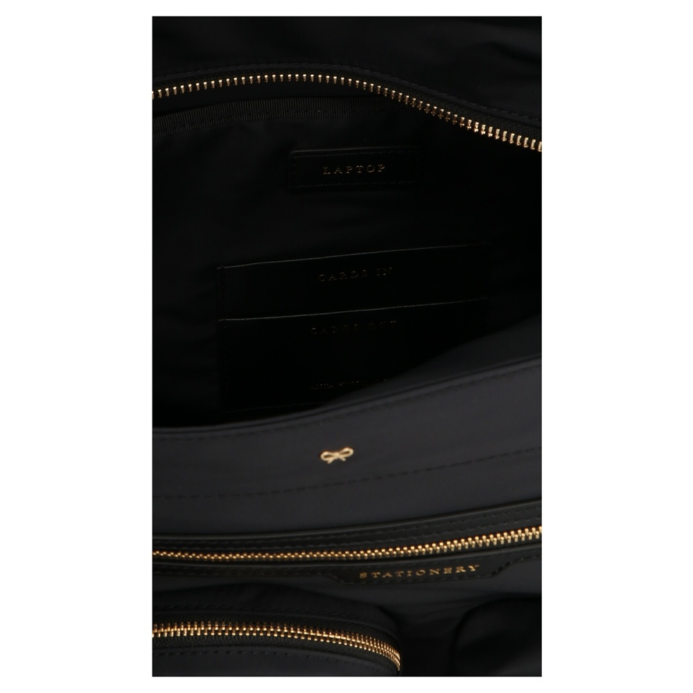 Shop Anya Hindmarch Oversized Tote Bag In Black
