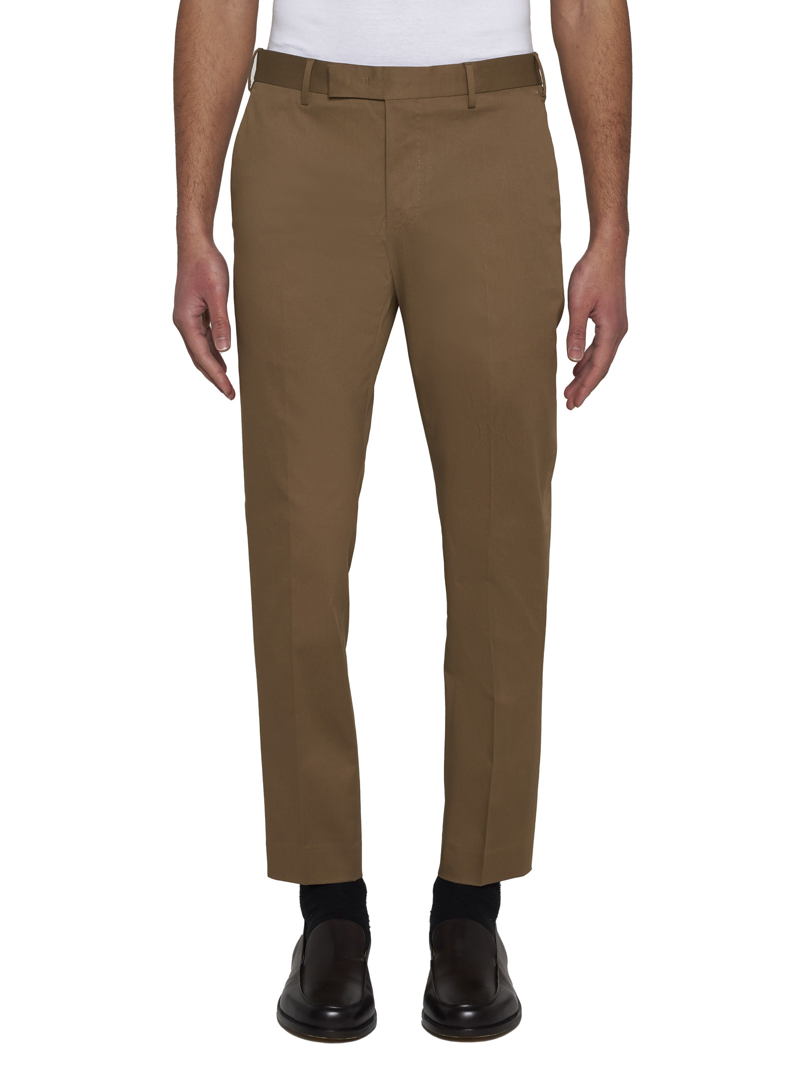 Pt01 Pt Torino Dieci Skinny Fit Pants In Green