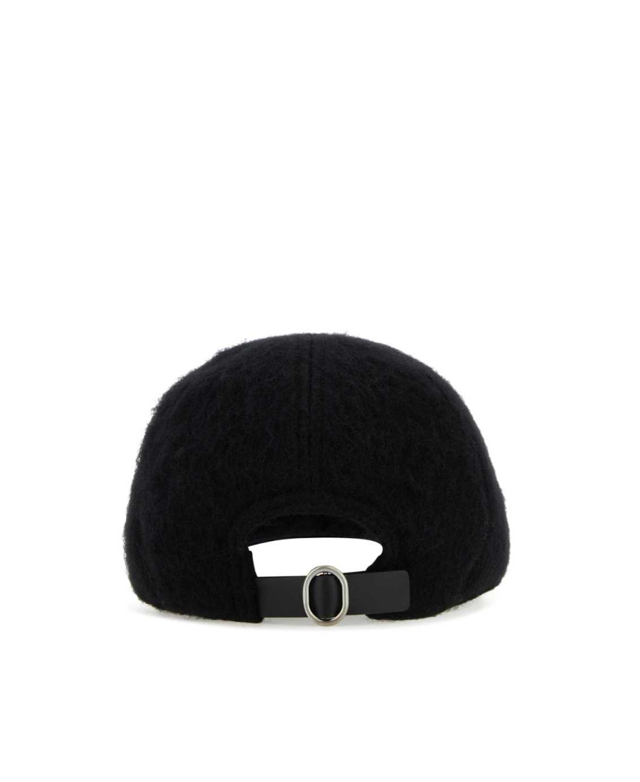 Jil Sander Logo Baseball Cap In Black