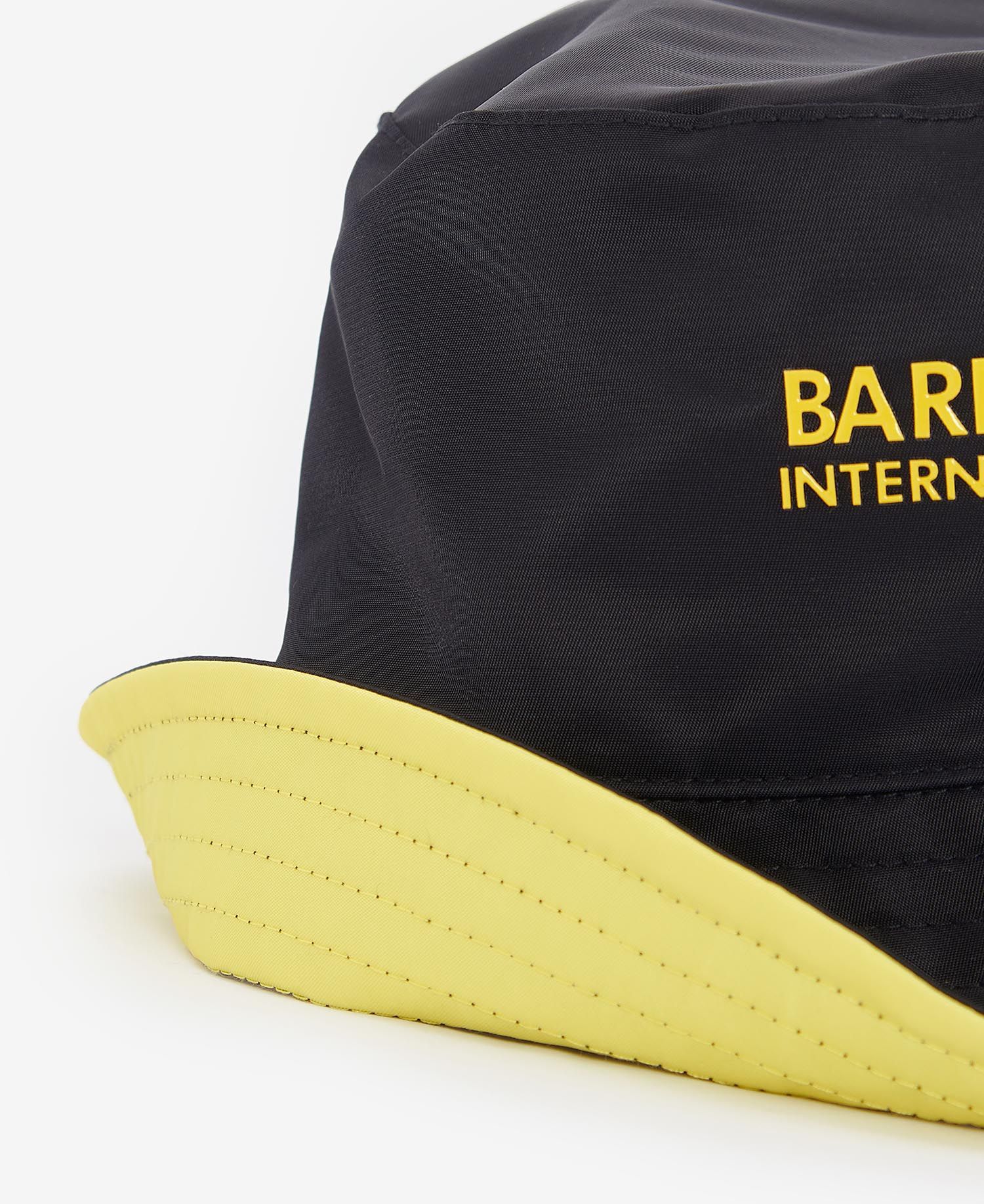 Barbour Double-sided Fisherman's Hat With Logo In Black