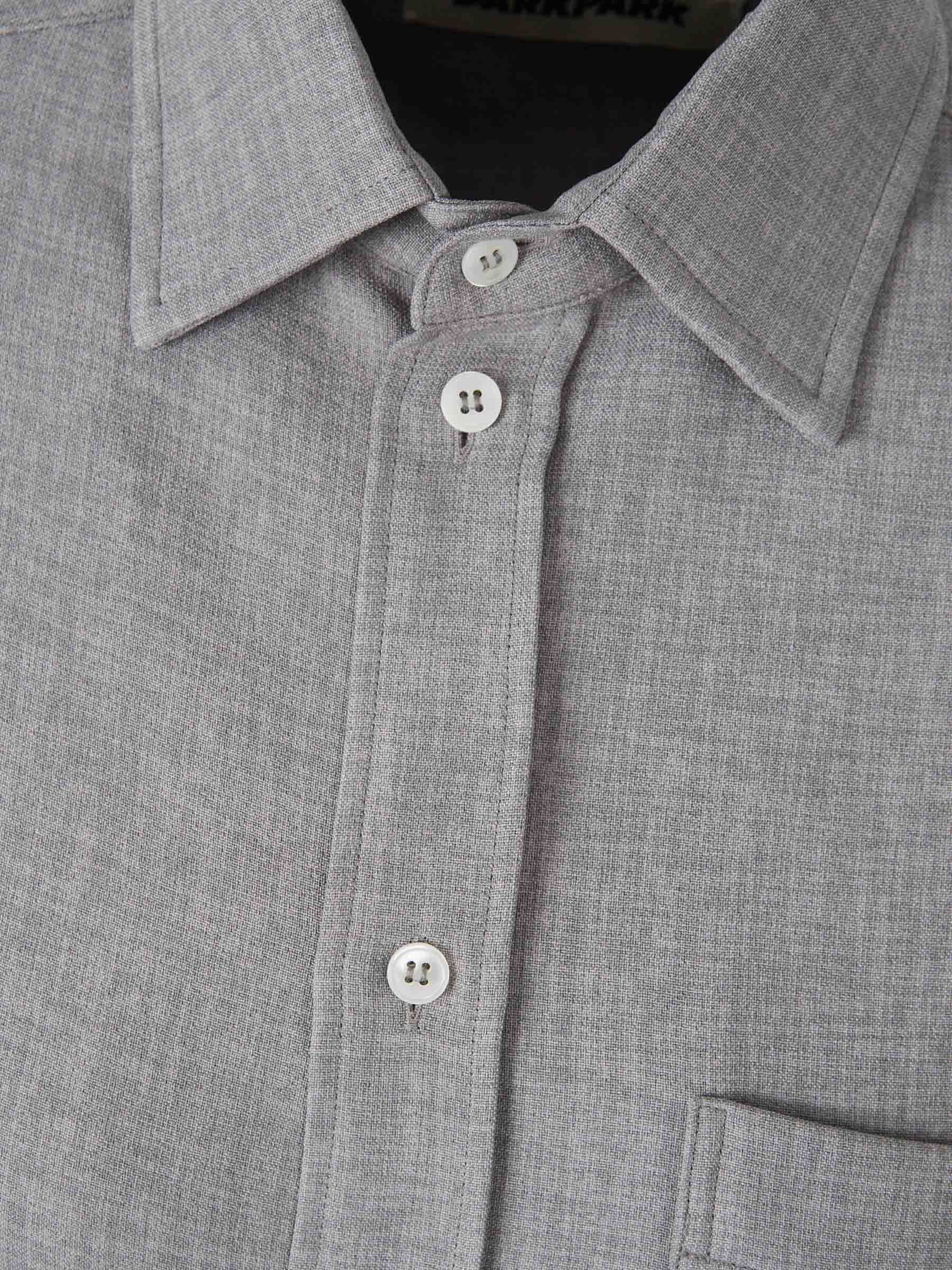 Darkpark 'anne' Shirt Chest Pocket Detail In Gray