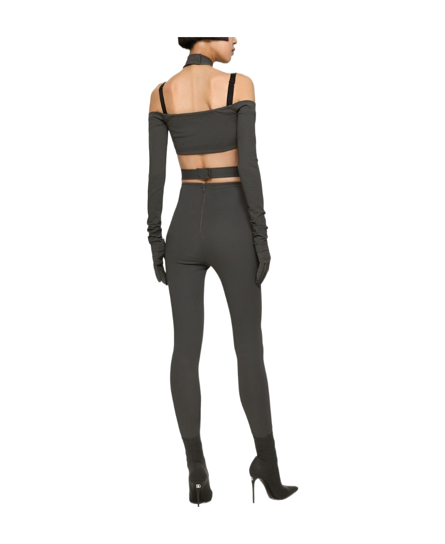 Dolce & Gabbana Logo Blouse In Black