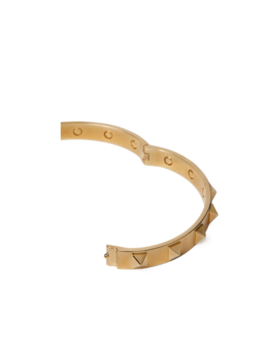 Valentino Rockstud Metal Bangle In Yellow
