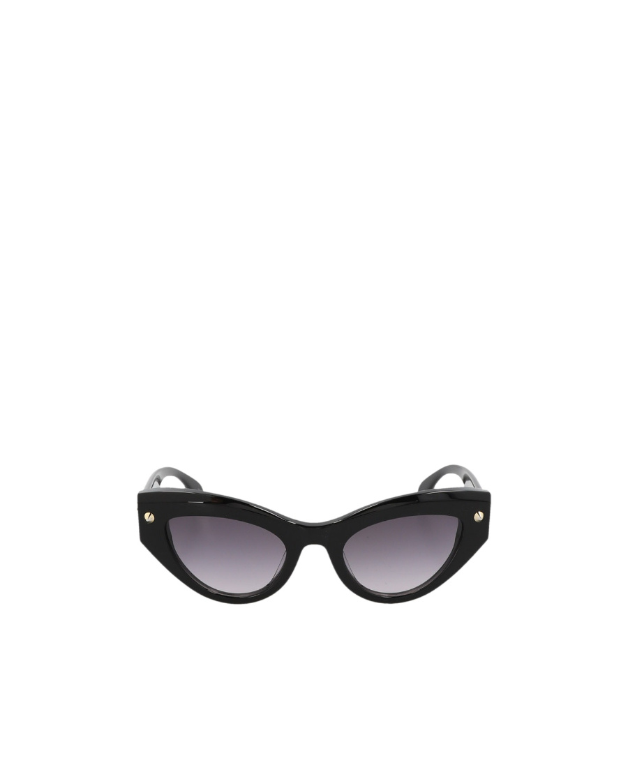 Alexander Mcqueen Cat-eye Frame Sunglasses In Gray