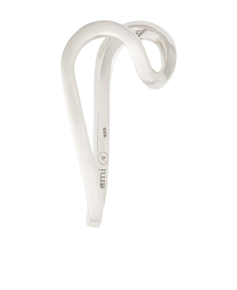 Ami Alexandre Mattiussi Ami X Alan Crocetti Abstract Heart-shaped Earrings In White