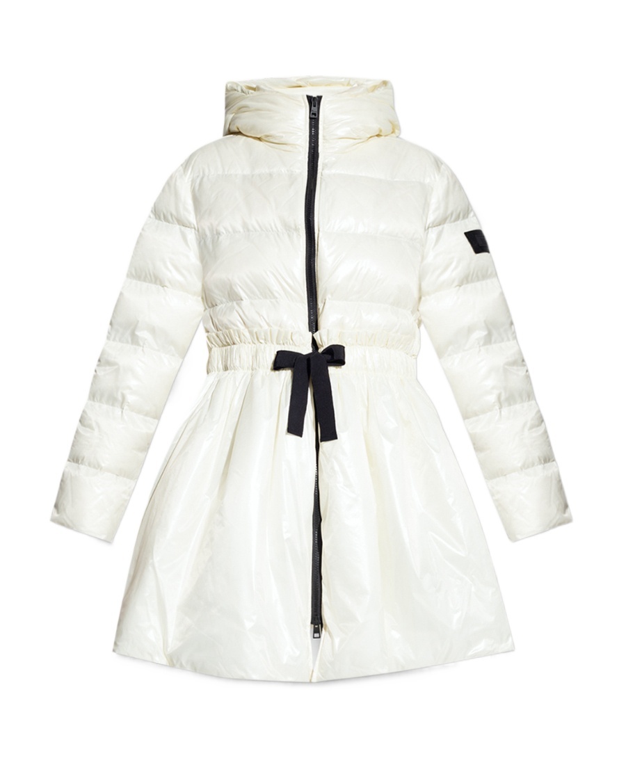 Red Valentino Logo Down Jacket In White