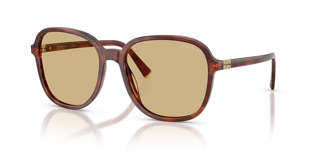 Miu Miu Full Frame Sunglasses In Brown
