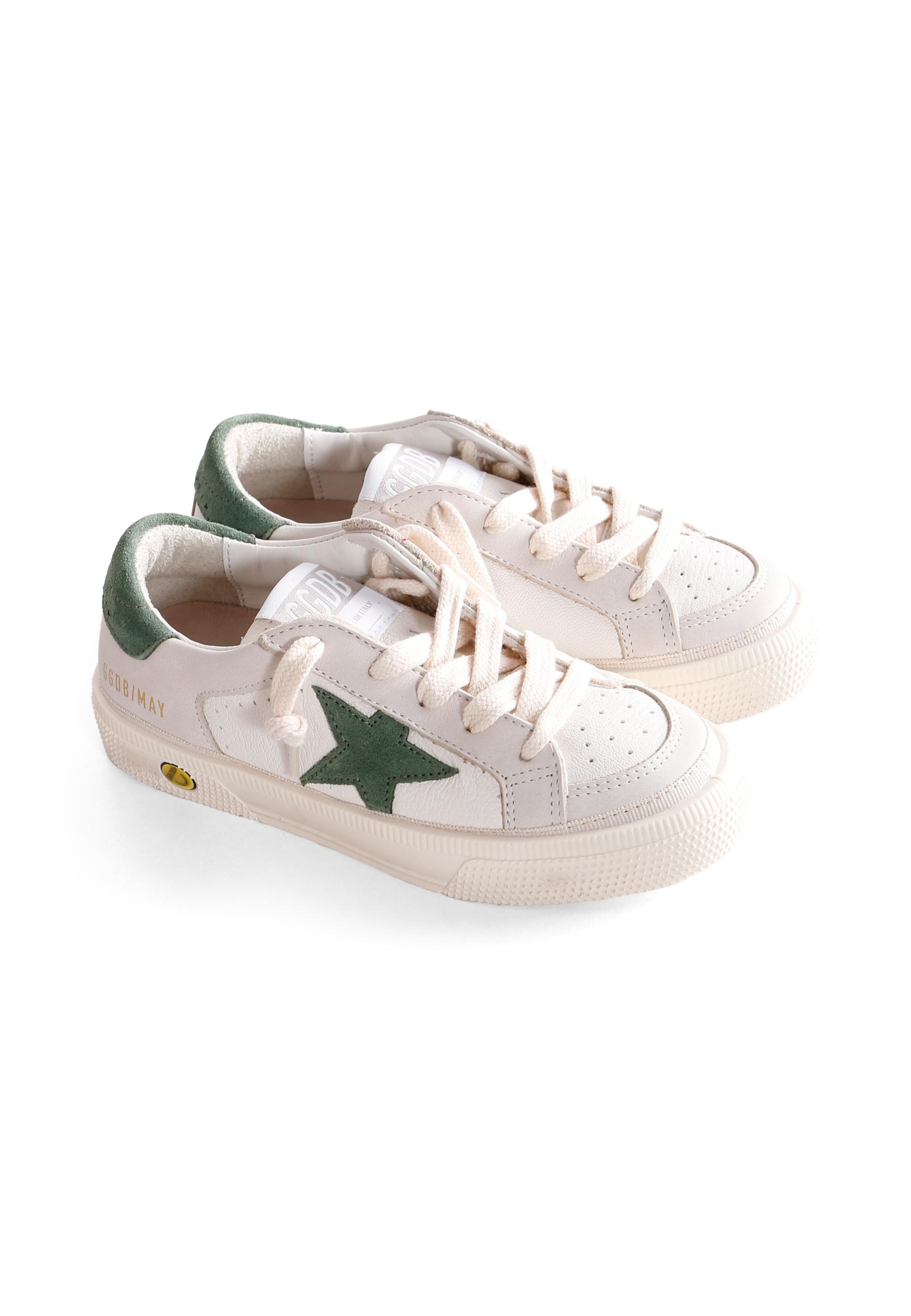 Golden Goose Lace-up Low-top Sneakers In White