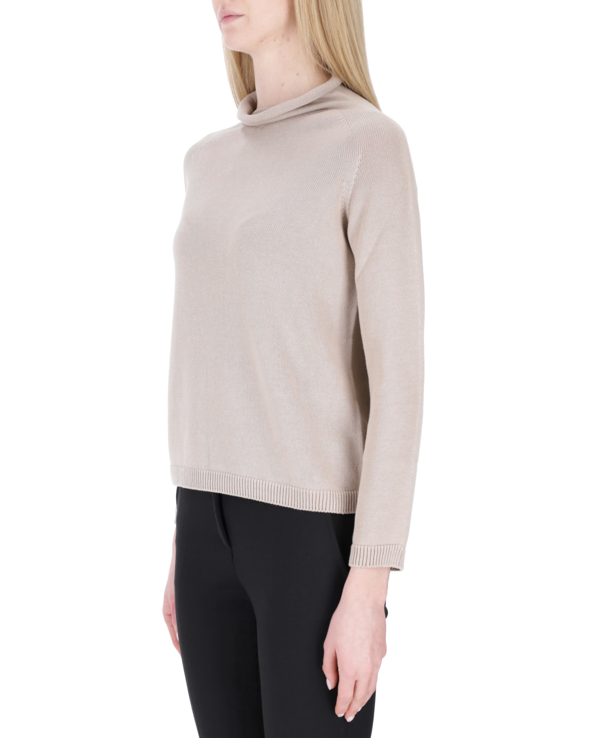 Max Mara Long-sleeved Knit In Multicolor