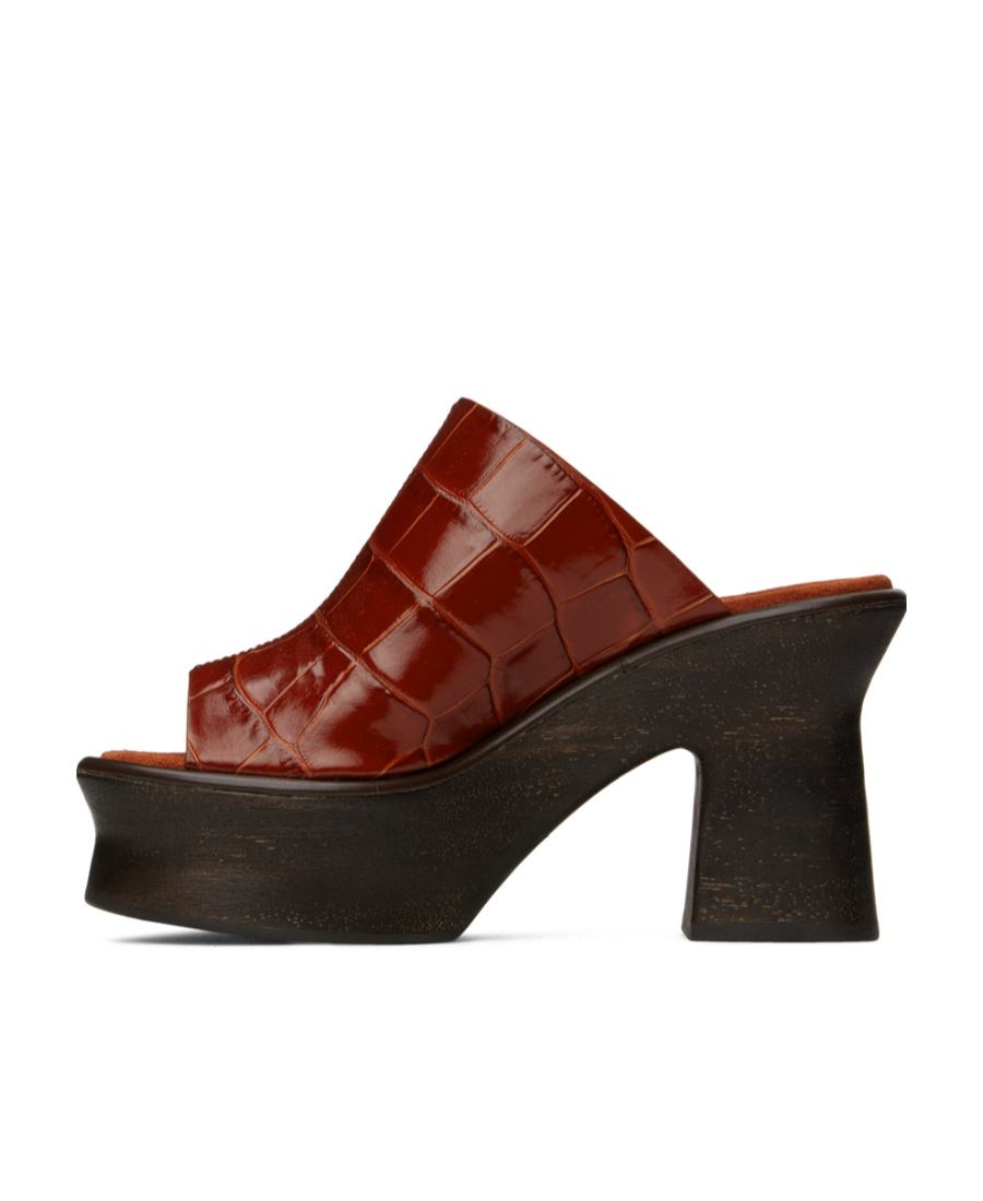 Ferragamo Samanta Thick-soled High-heeled Sandals In Black