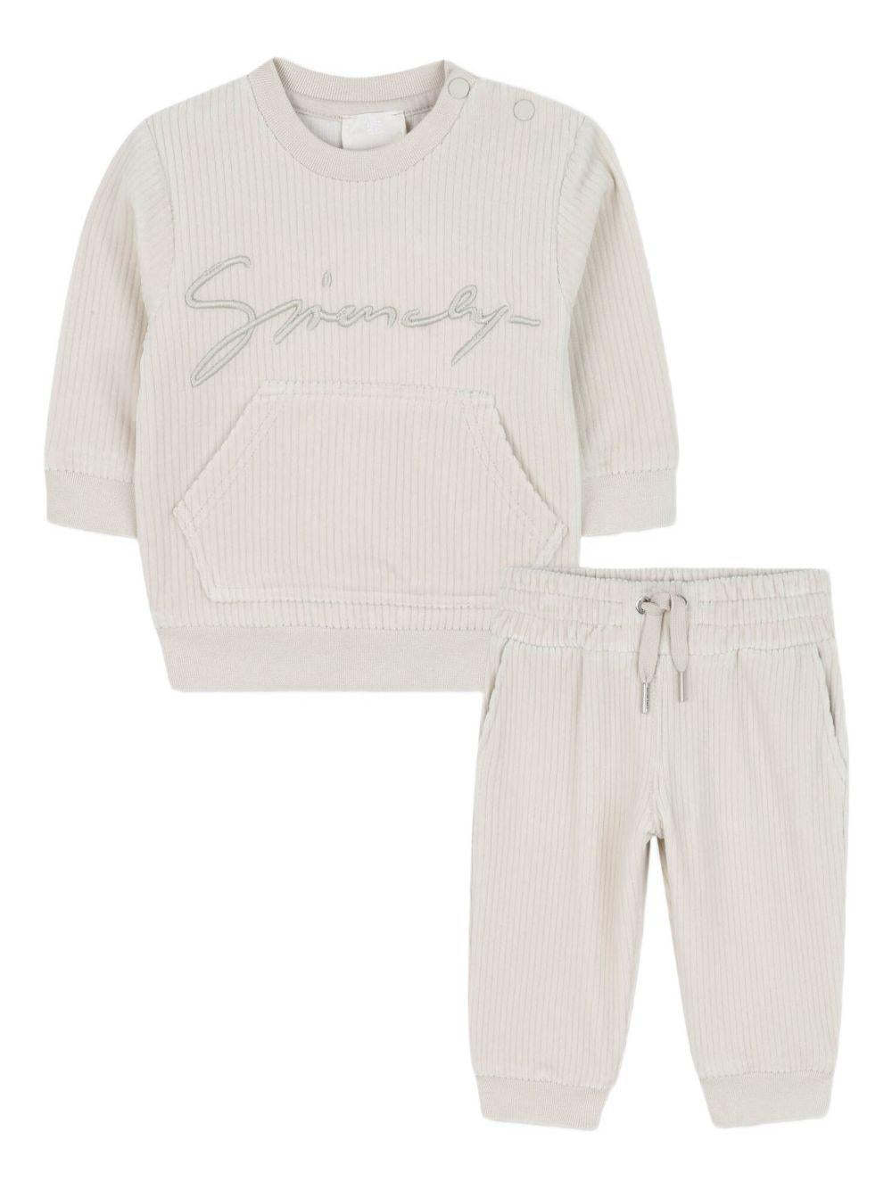 Givenchy Ribbed Tracksuit In White