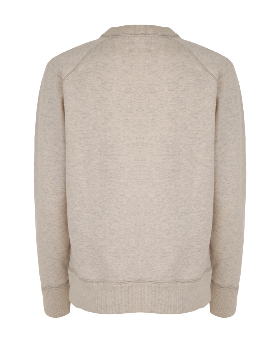 Isabel Marant Étoile Milla Logo-embroidered Sweatshirt In Nude