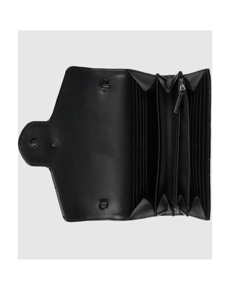 Gucci Double G Matelassé Leather Shoulder Bag In Black
