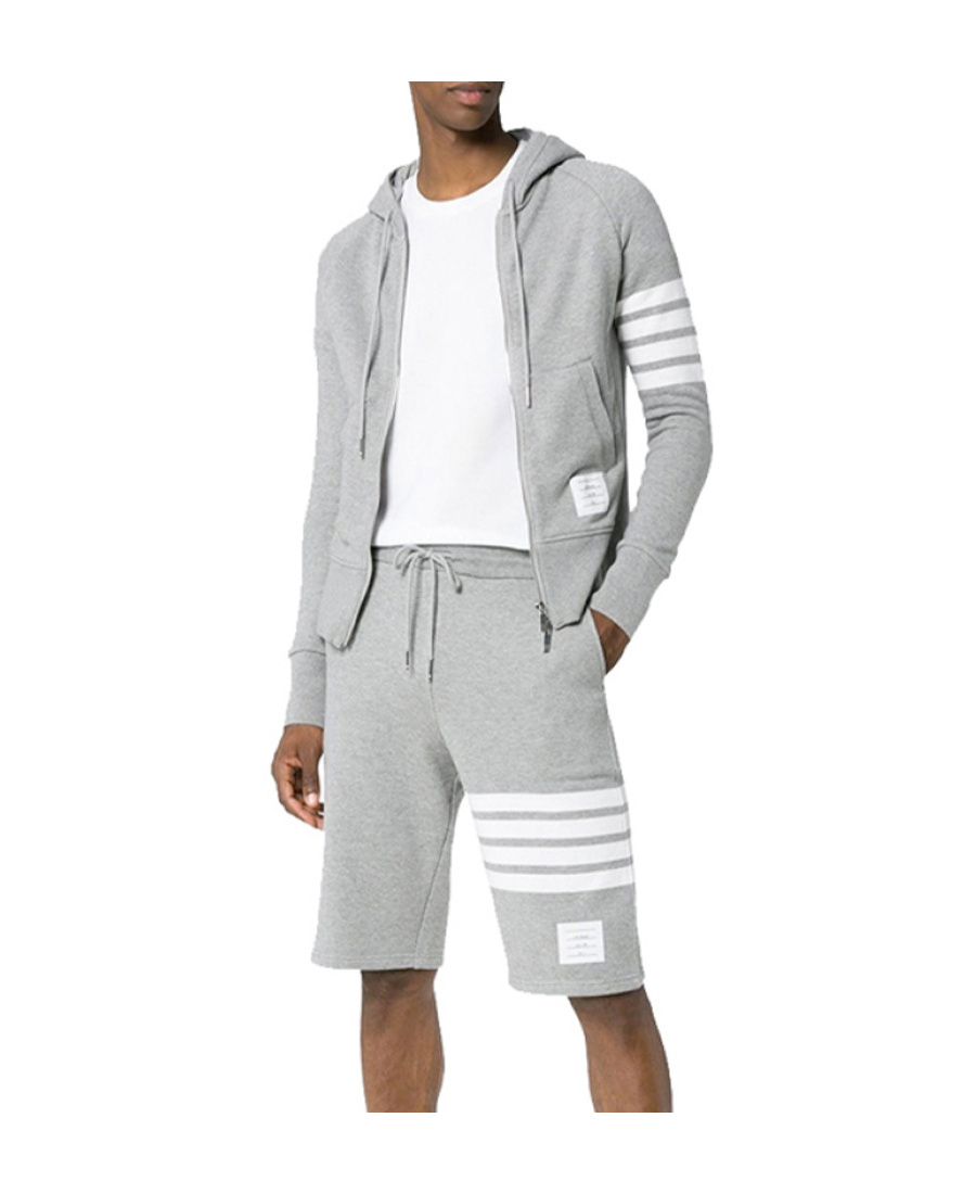 Thom Browne Classic Sweat Shorts In Classic Loopback In Gray