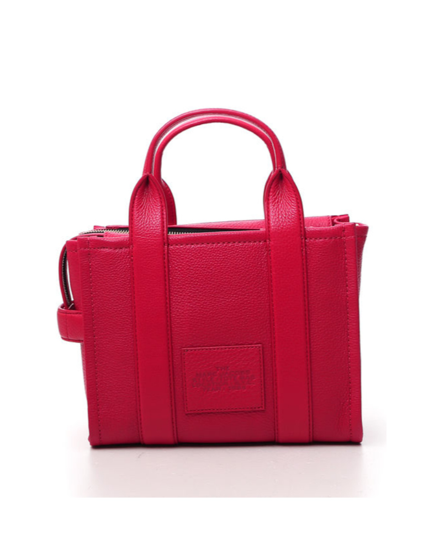 Marc Jacobs Versatile Textured Leather Tote In Red