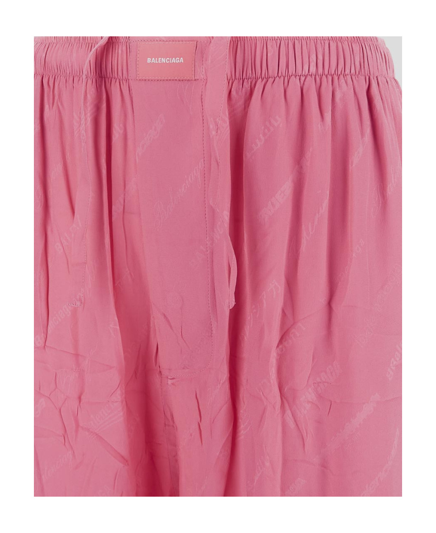 Balenciaga Pyjama Pant In Pink