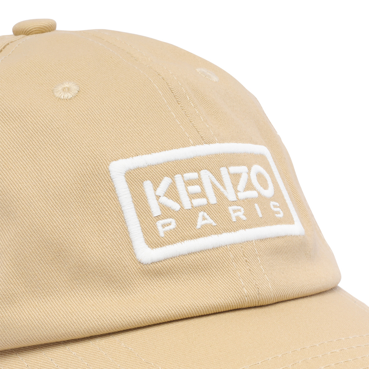 Kenzo Tag Cap In Nude
