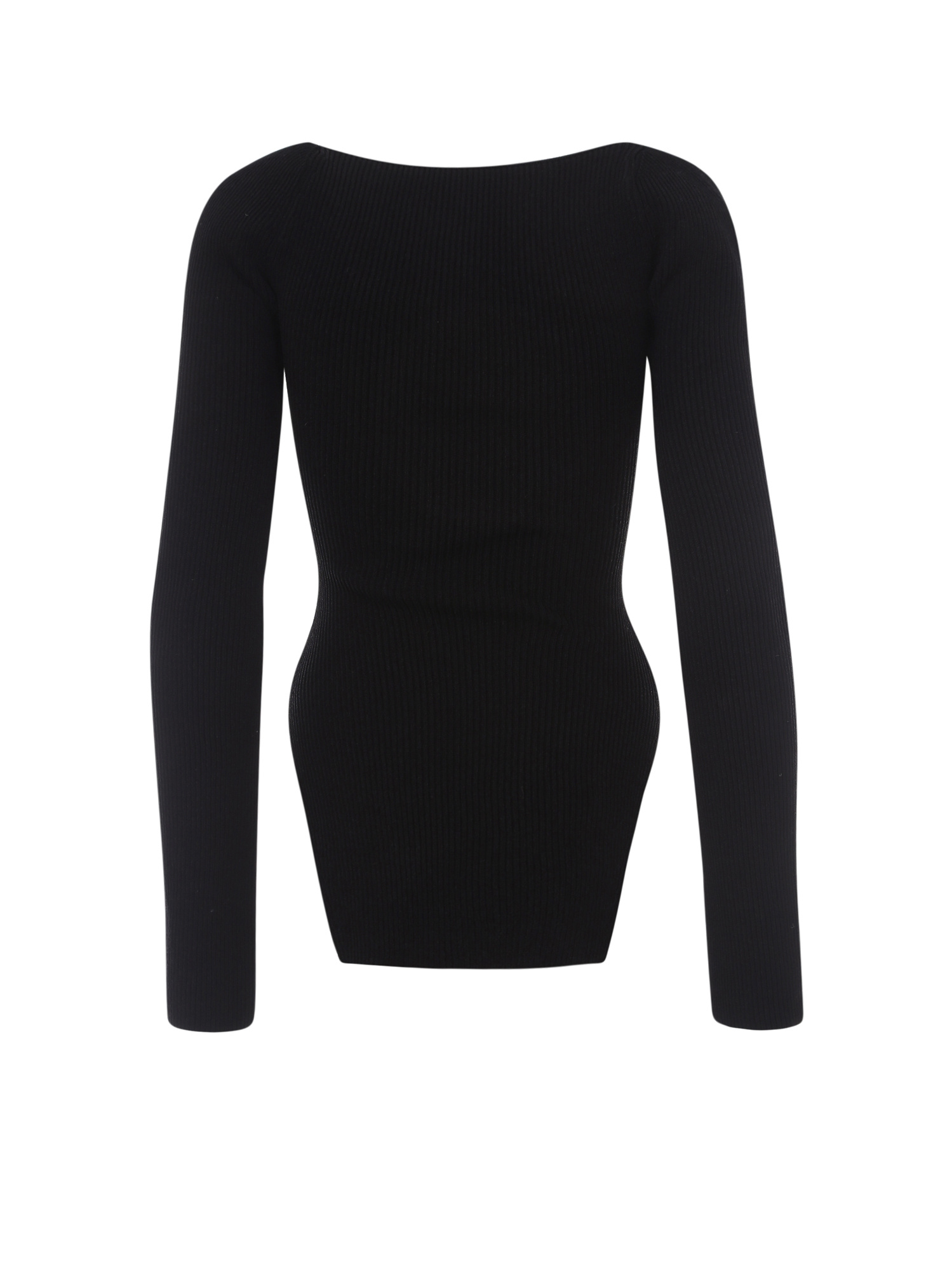 Shop Khaite Maddy Ribbed Sweetheart Neckline Top In Black