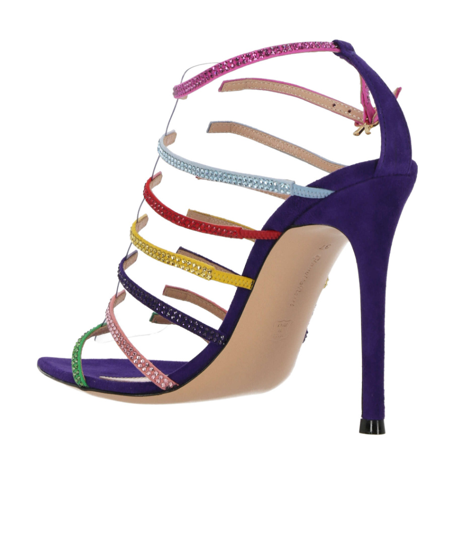 Gianvito Rossi Mirage Strappy Heeled Sandals In Nude