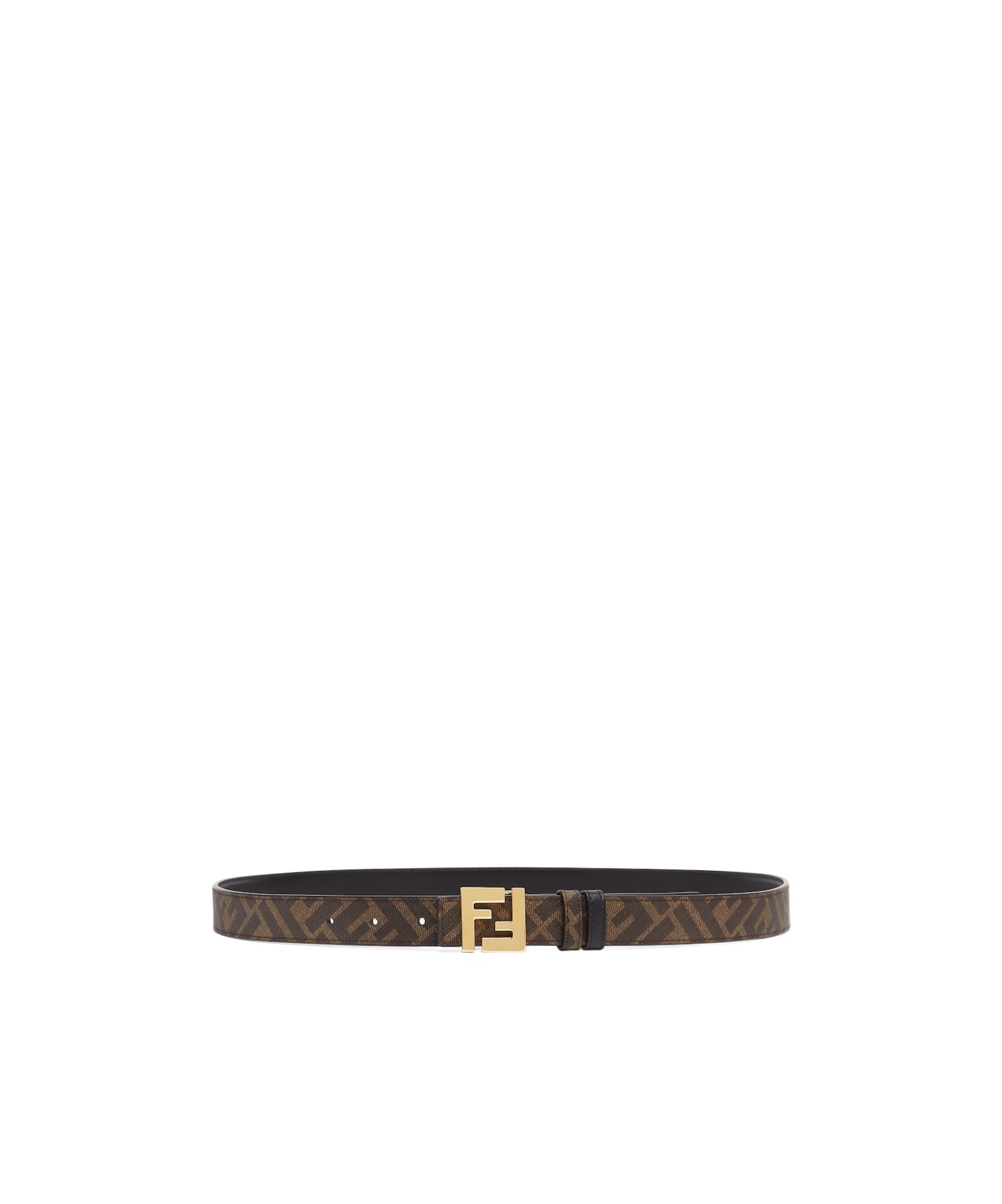 Fendi Reversible Ff-pattern Belt In Brown