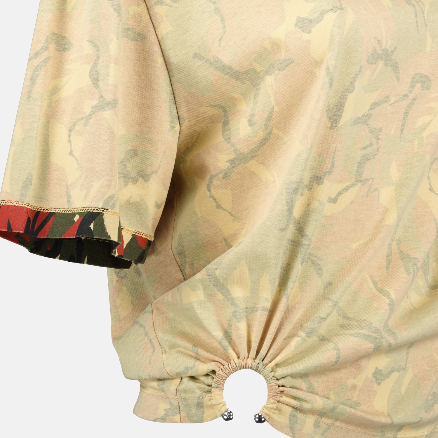RABANNE CAMOUFLAGE-PRINT T-SHIRT
