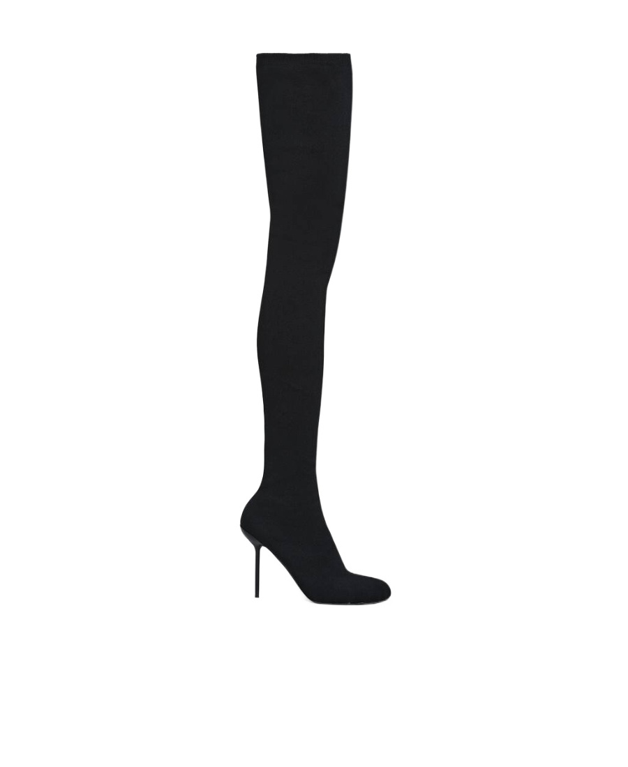 Balenciaga Anatomic Over-the-knee Heeled Boots In Black