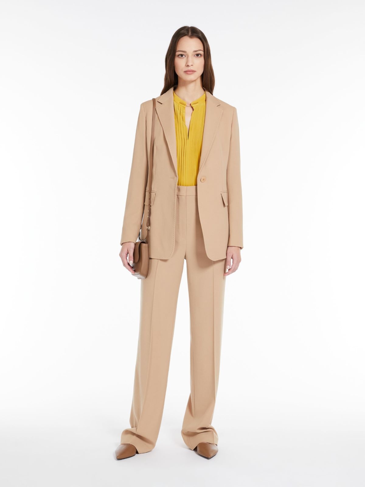 MAX MARA SINGLE-BREASTED WOOL BLAZER