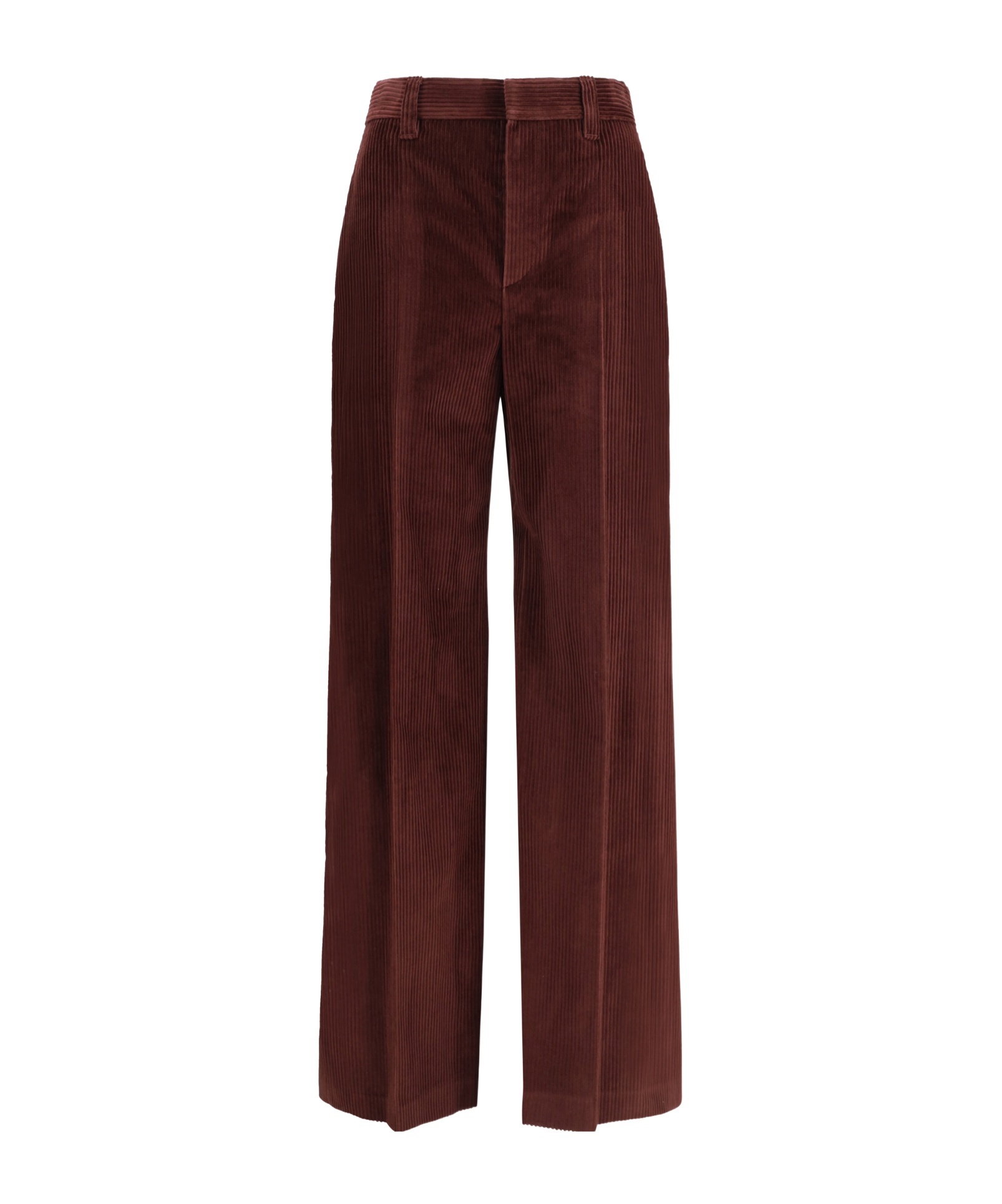 Brunello Cucinelli Soft Corduroy Pleated Straight-leg Ankle Pants In Brown