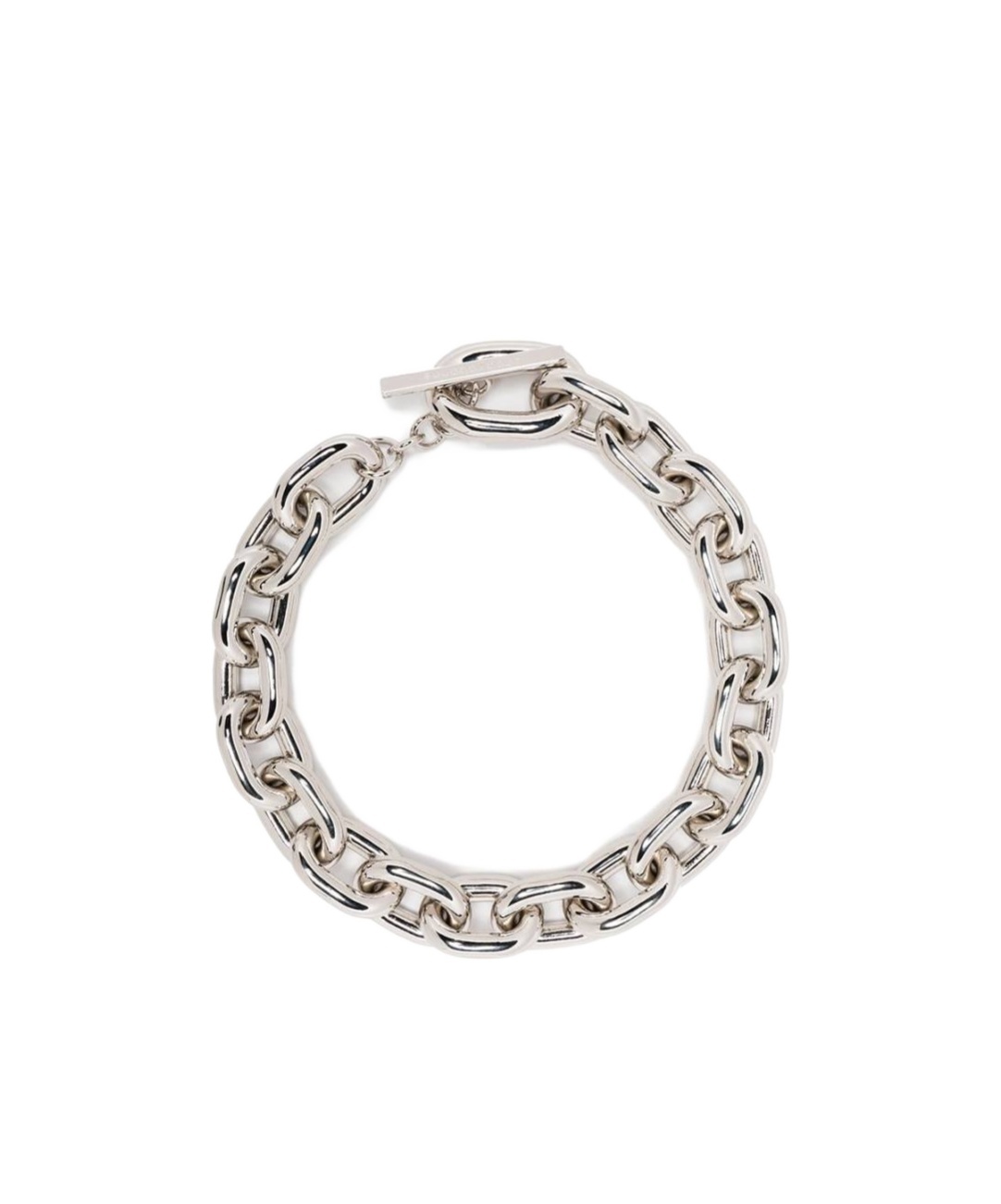 Rabanne Chain Necklace In Metallic