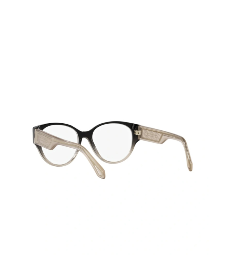 Bvlgari Geometric Frame Flat Mirror In White