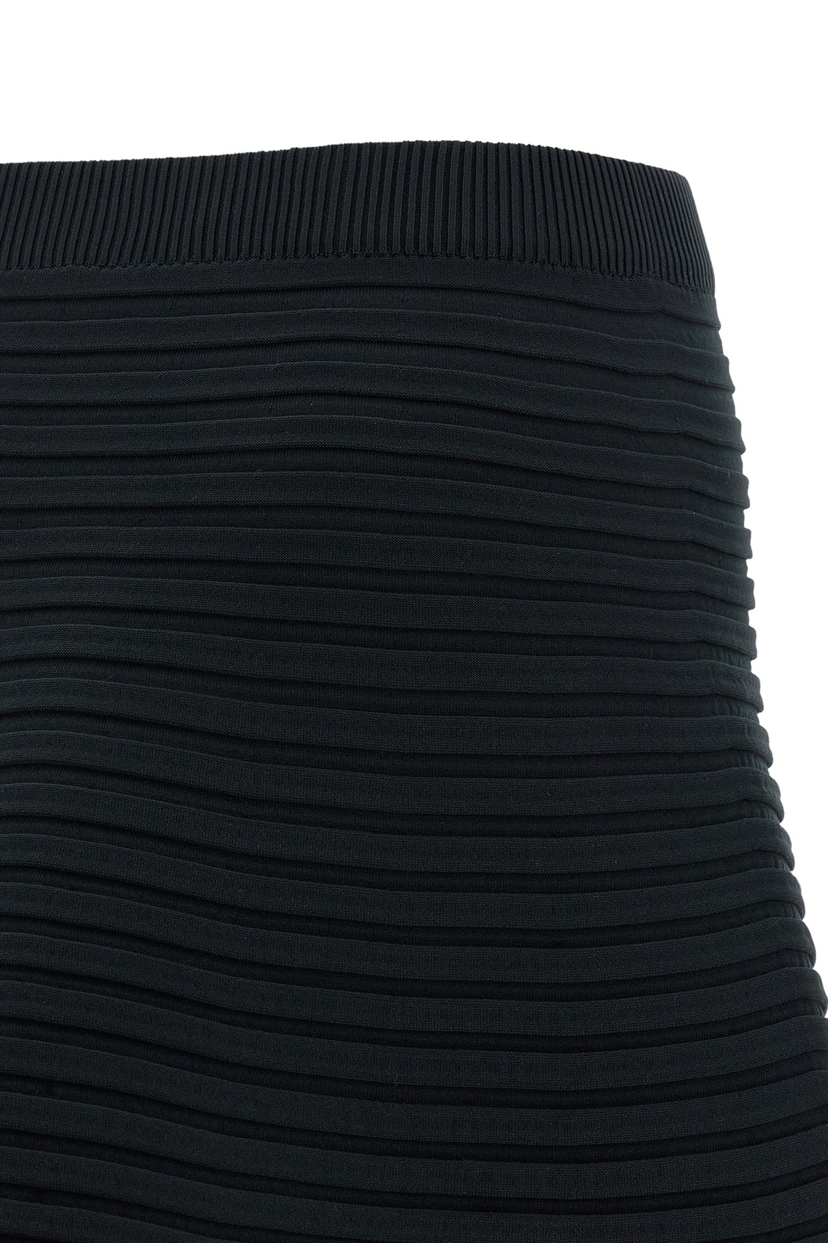 Issey Miyake Bounce Knit Skirts Green In Black