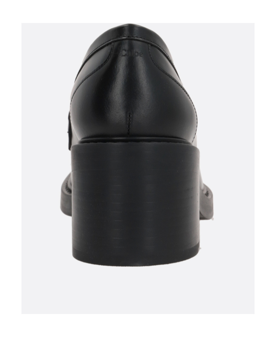 Chloé Chloe Marcie 65 Leather Loafers In Black