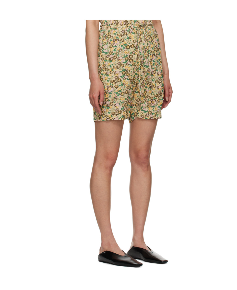 Nanushka Doxxi Faux-leather Shorts In Nude