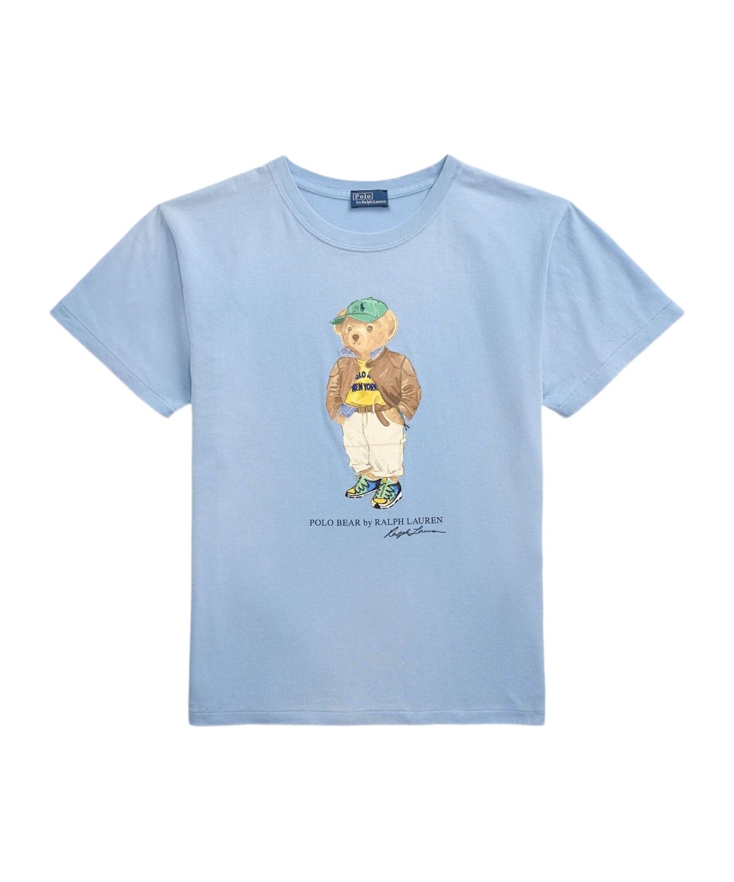 Polo Ralph Lauren Polo Bear Cotton Graphic T-shirt In Blue