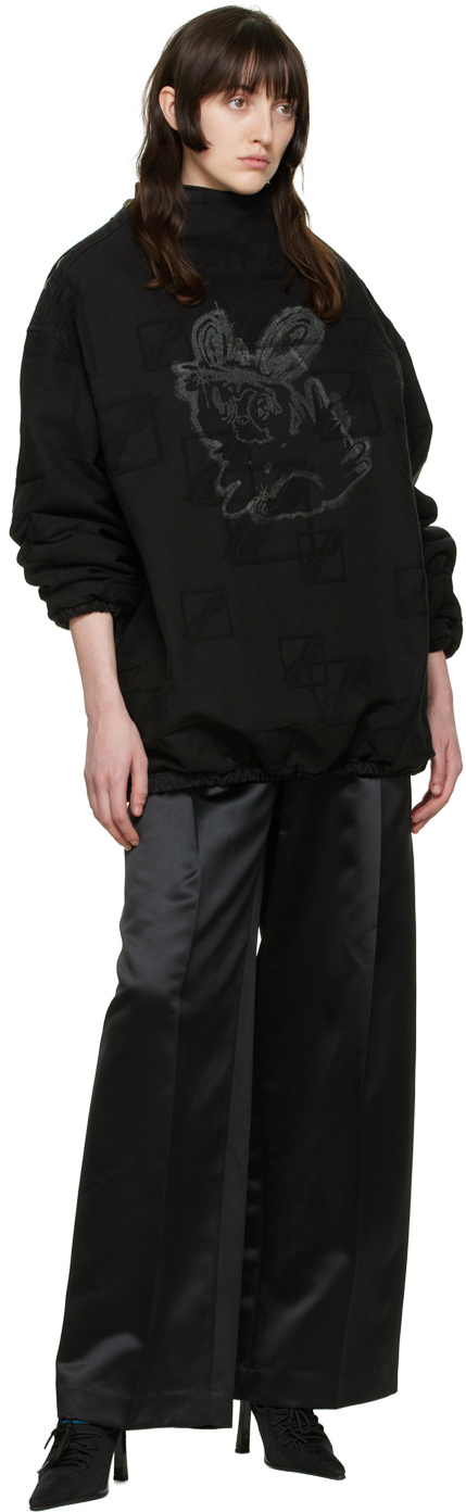 We11 Done Straight-leg Cut Trousers In Black