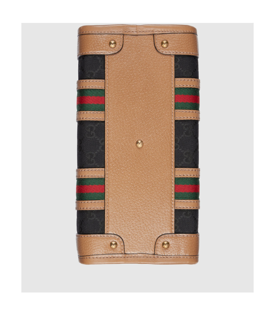Gucci Double G Web-stripe Tote Bag In Black