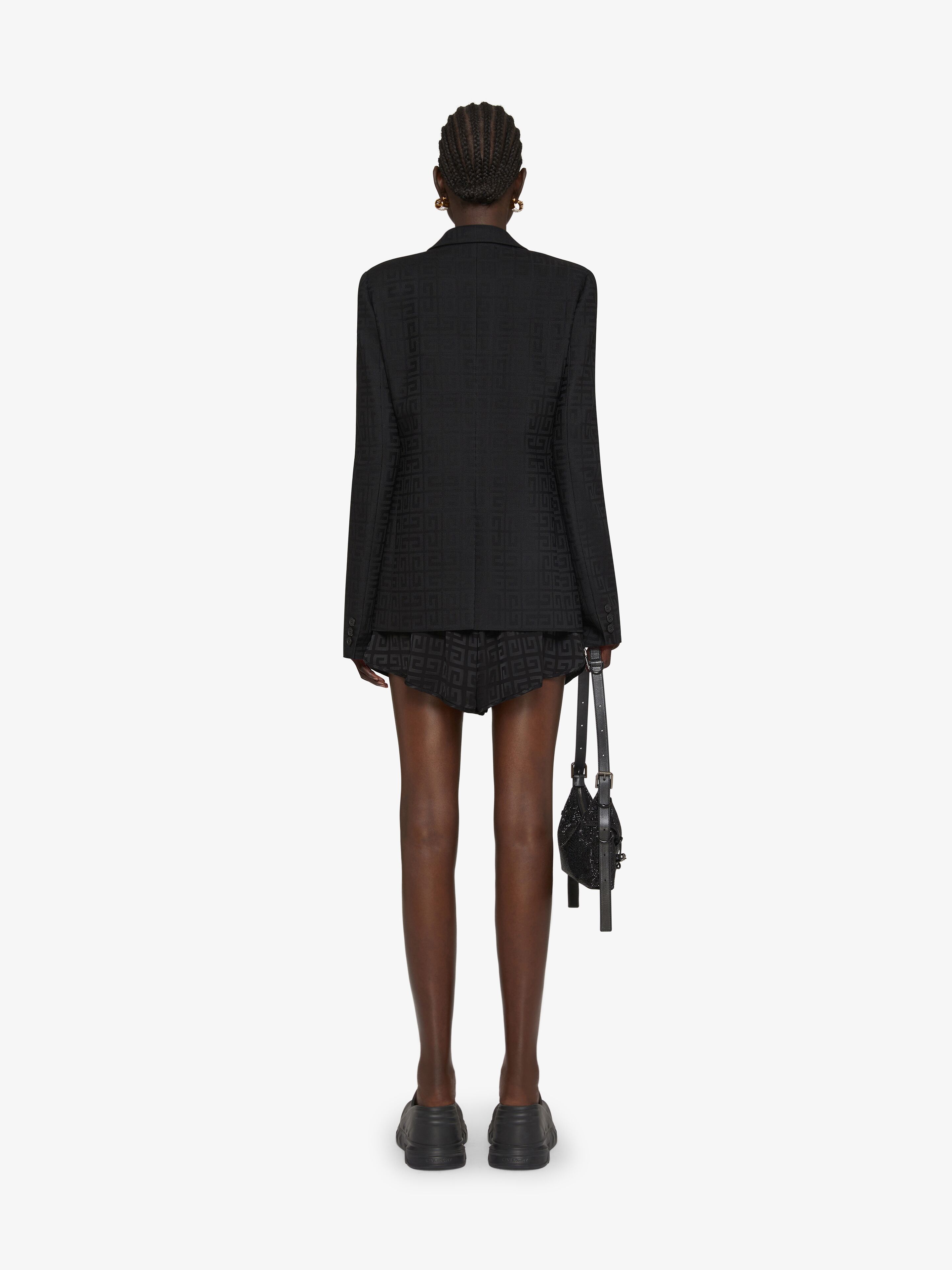 Givenchy 4g Jacquard Shorts In Black