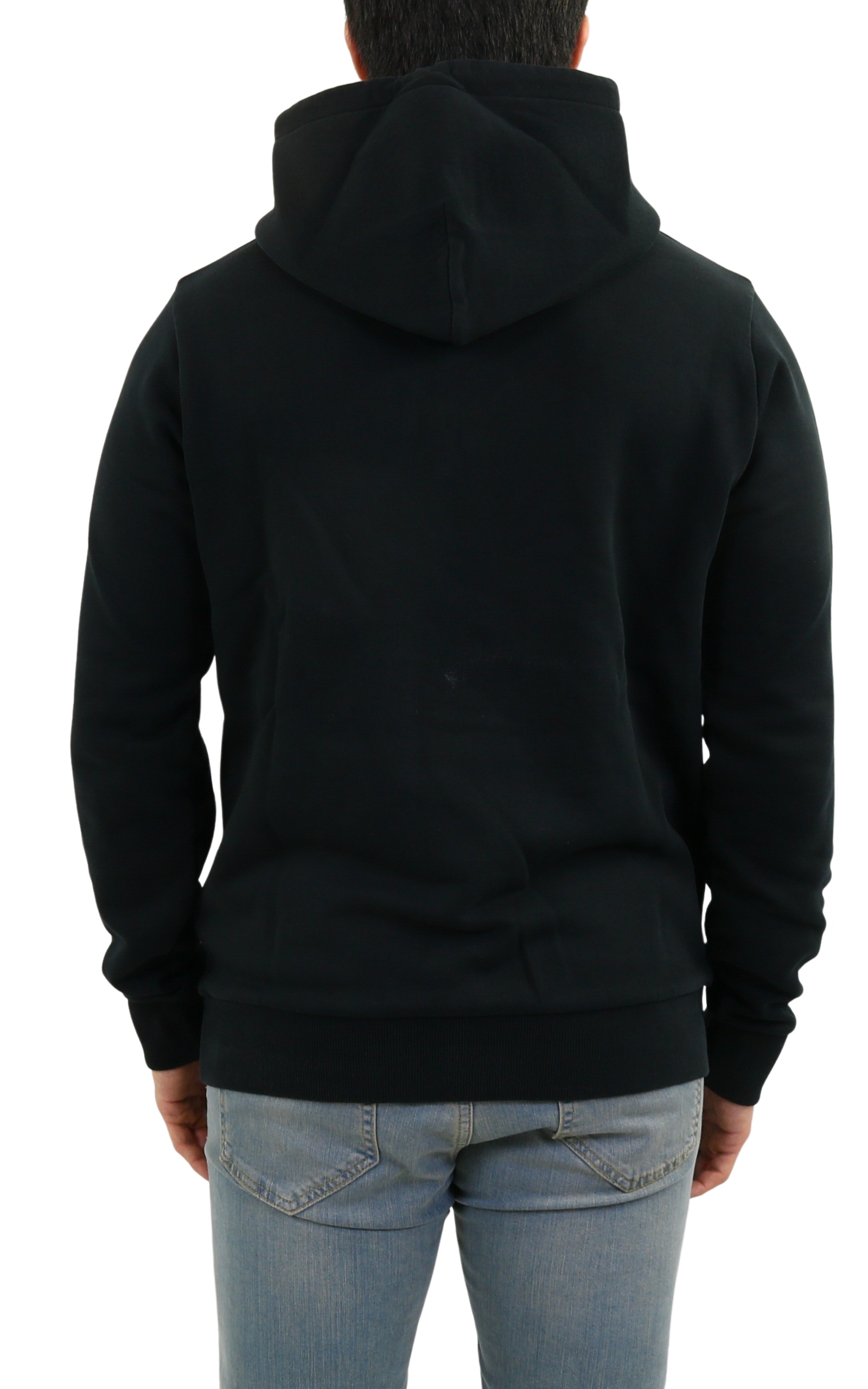 Marcelo Burlon County Of Milan Embroidered Cross Drawstring Hoodie In Black