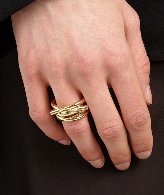 Ferragamo Gancini Logo Ring