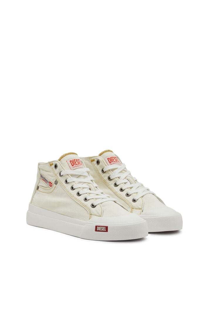 DIESEL DENIM HIGH-TOP CASUAL SHOES