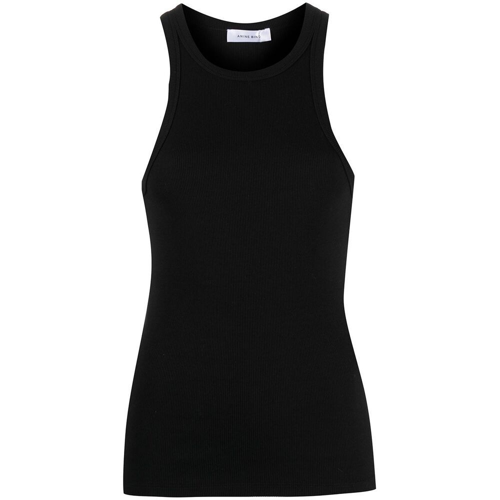 Shop Anine Bing Sleeveless Vest In Black