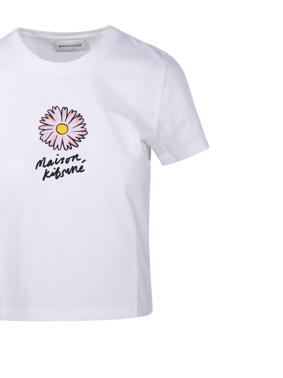 MAISON KITSUNÉ FLOATING FLOWER BABY COTTON T-SHIRT