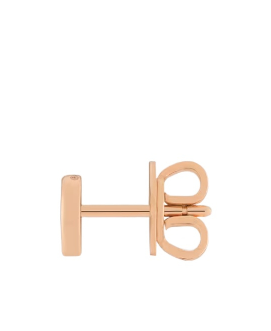 Gucci Interlocking Stud Earrings In Gold